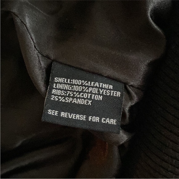 Vita 100% Leather Jacket - Black (Size Small) - Picture 8 of 8